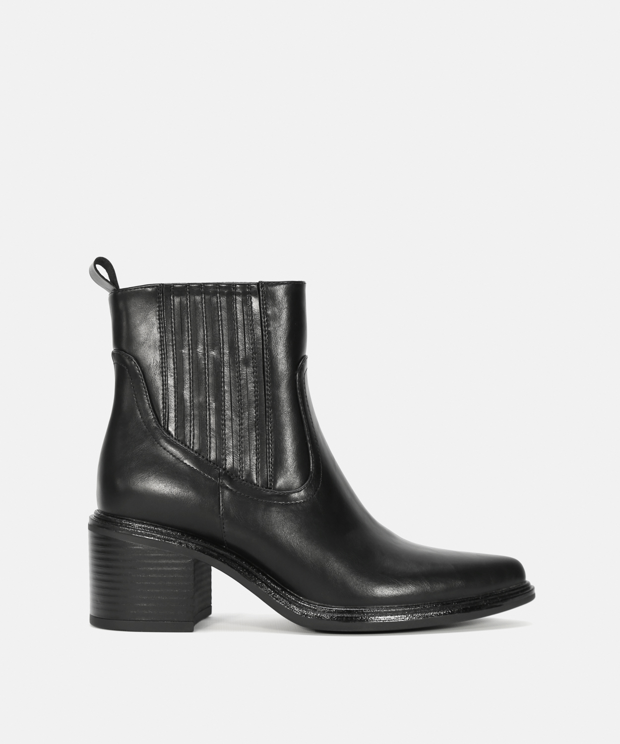 Botins pretos salto chelsea image number null